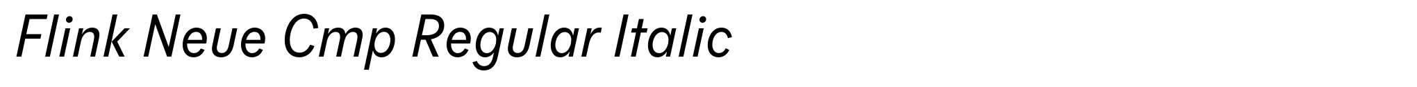 Flink Neue Cmp Regular Italic image